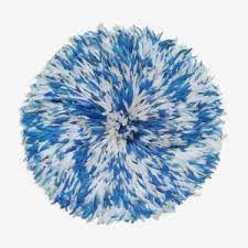 Juju hat speckled white and blue of 80 cm