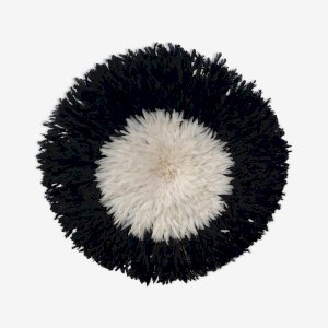 Juju hat white black outline of 80 cm