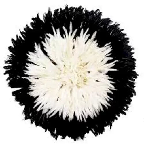 Juju hat white black outline of 80 cm